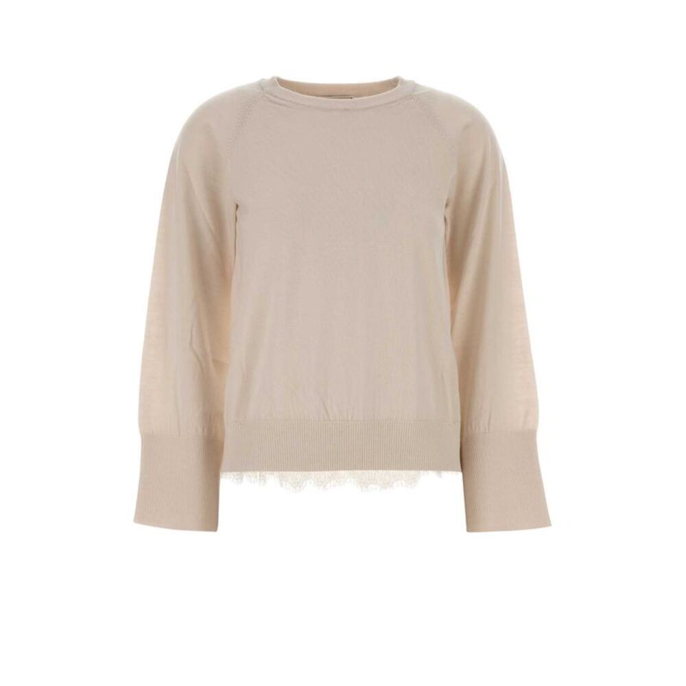 Blumarine Women Sand Wool Sweater
